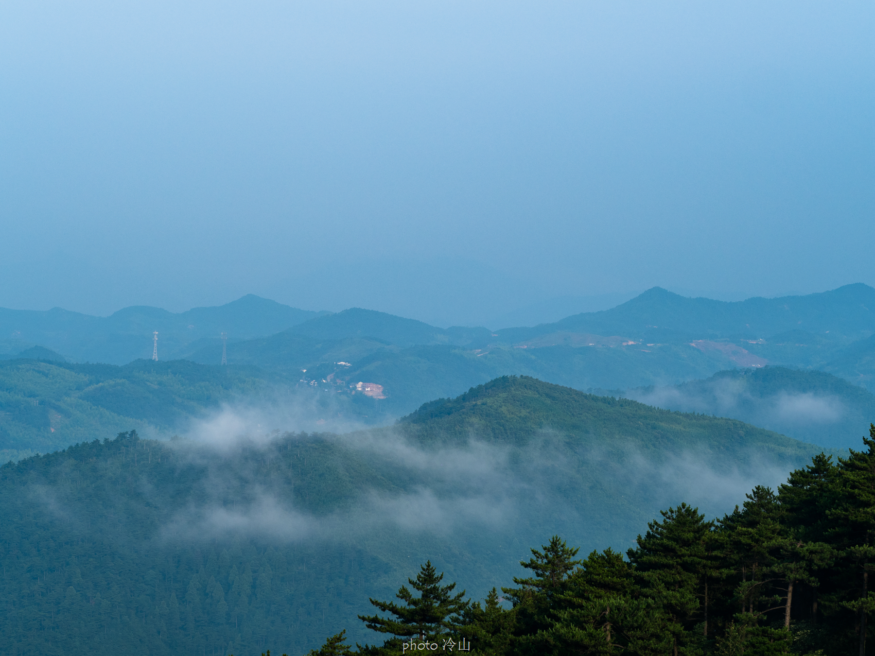 华顶千年杜鹃林,天台山石梁瀑布华顶杜鹃