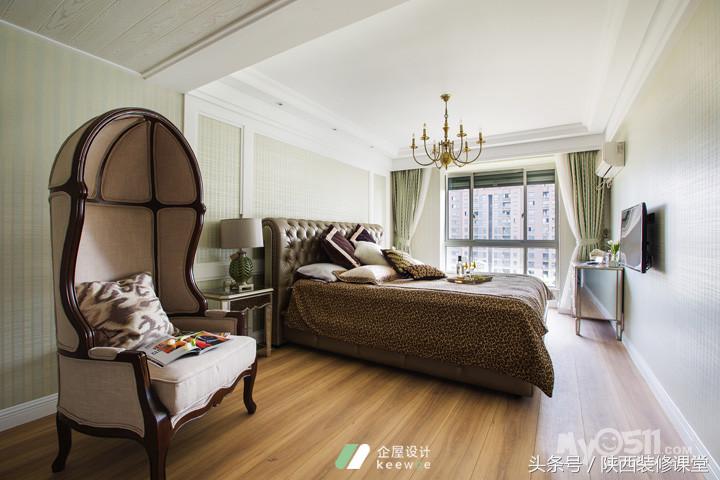 127平方4室两厅两卫美式轻奢装修,14万装修122平方美式风格