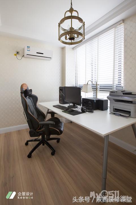 10万美式经典装修三室两厅,130平方房子美式轻奢装修20万