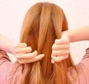 约会编发简单发型扎法步骤图解,简单易学的一款编发教程