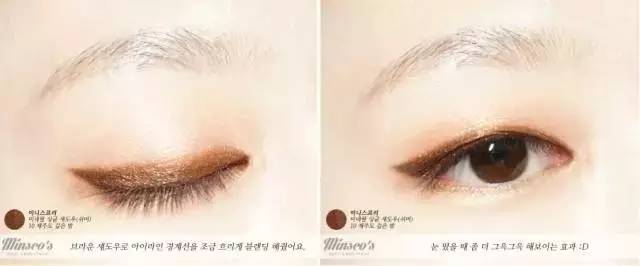 一个内双一个多眼皮眼妆教程,适合单眼皮内双眼妆正确画法