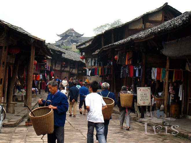 尧坝古镇情怀,原生态的尧坝古镇