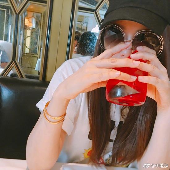 伊能静找到了吃得饱还不胖的方法