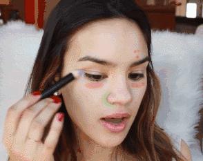 化妆和p图不能解决的方法,五分钟搞定的化妆视频不卡粉