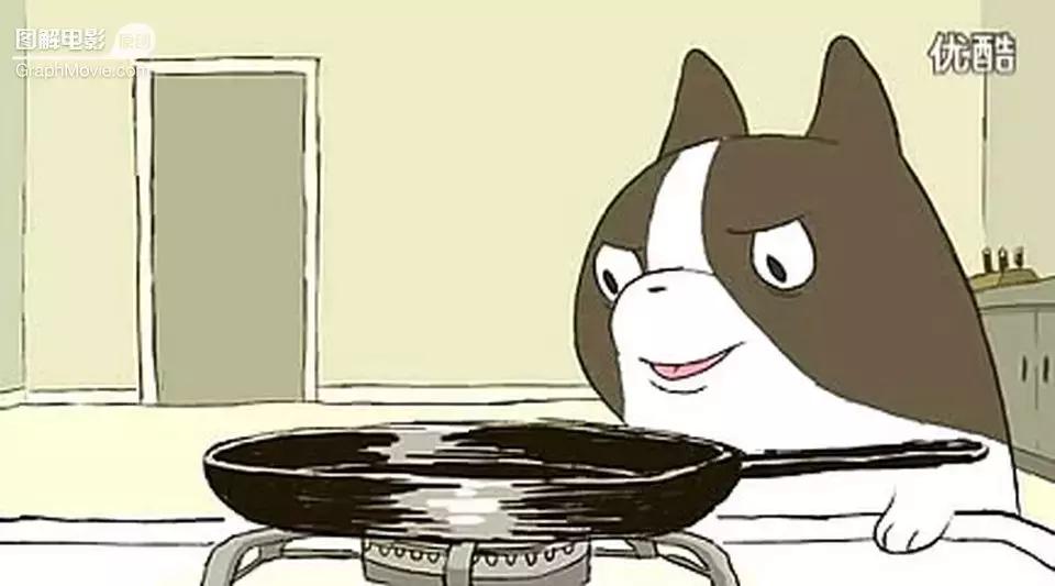 1分钟看完煎蛋饼养只狗狗来做饭狗版の田螺姑娘