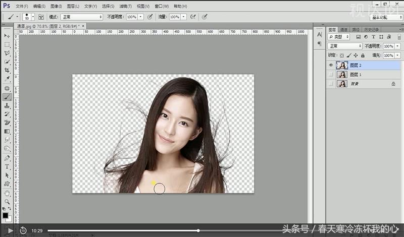 用ps毛发抠图十种方法,ps抠图技巧毛发调整边缘