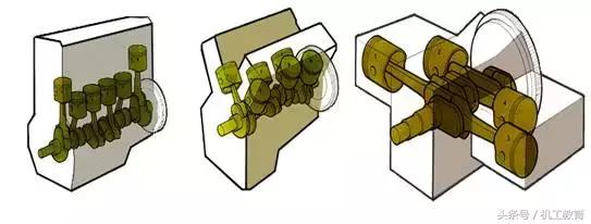 发动机工作原理动图讲解,汽车机械原理动图大全12缸发动机
