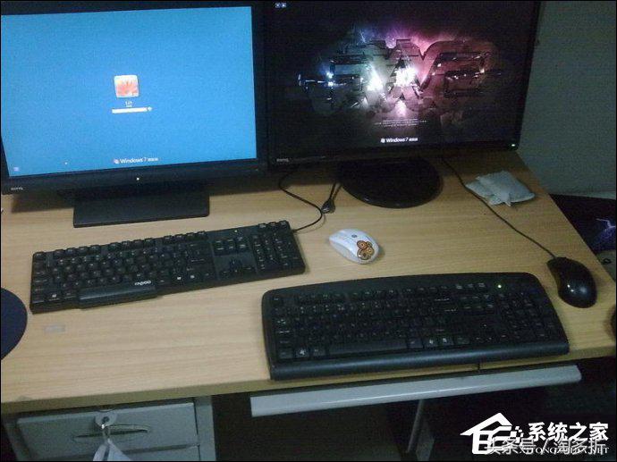 电脑一拖二教程,电脑一拖二打游戏