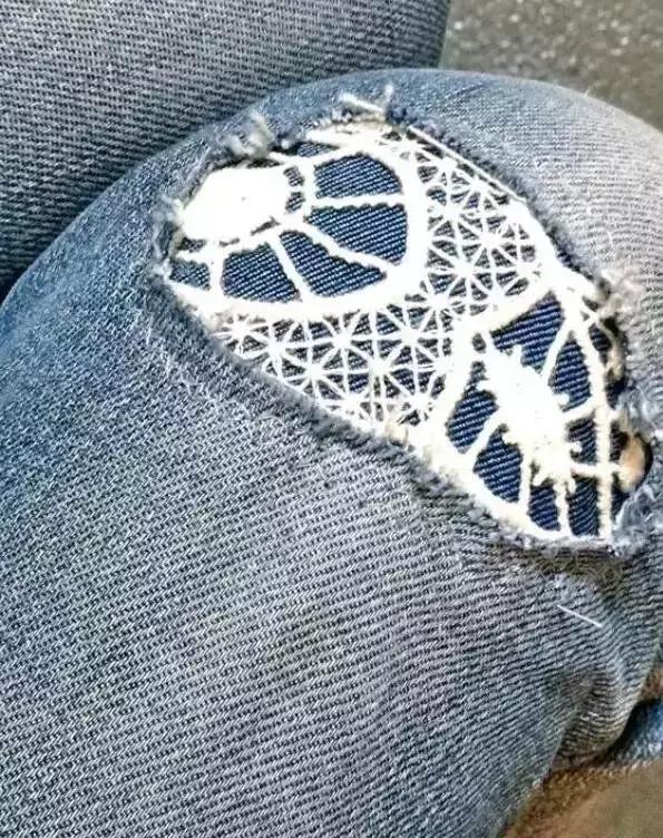 破洞牛仔裤越来越大,牛仔裤破洞拉丝断了怎么补