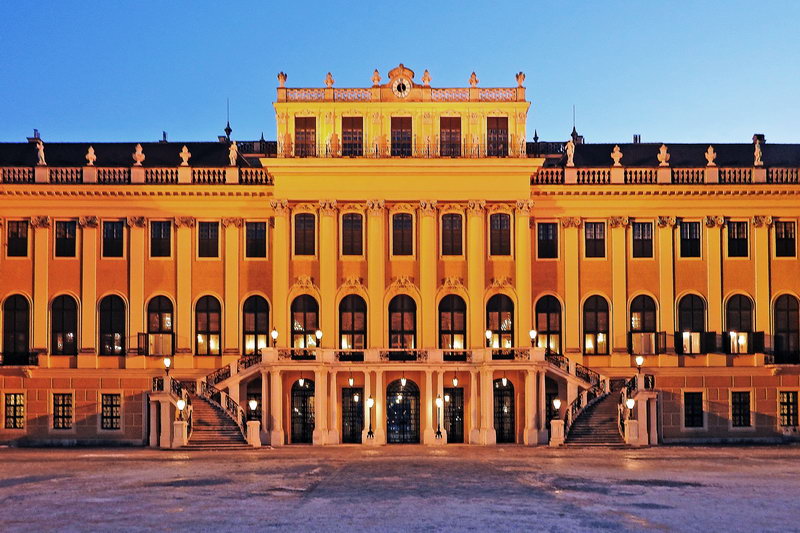 维也纳霍夫堡宫风景,维也纳美泉宫夏季音乐会