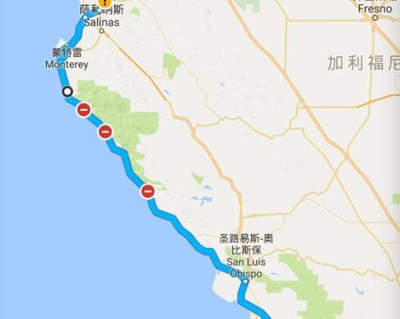 加州1号公路自驾路线图片,加州一号公路攻略从南往北