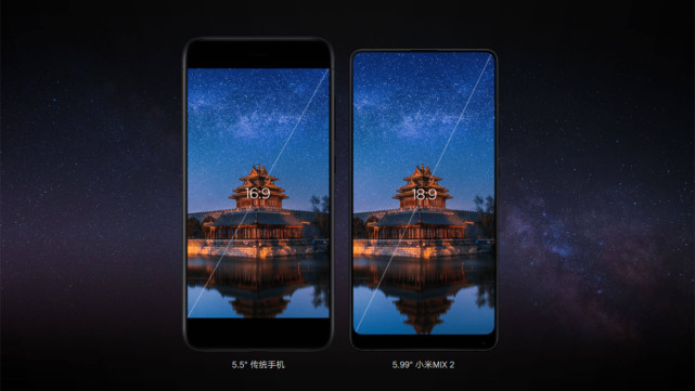 18比9全面屏手机排名,小米mix2全面屏