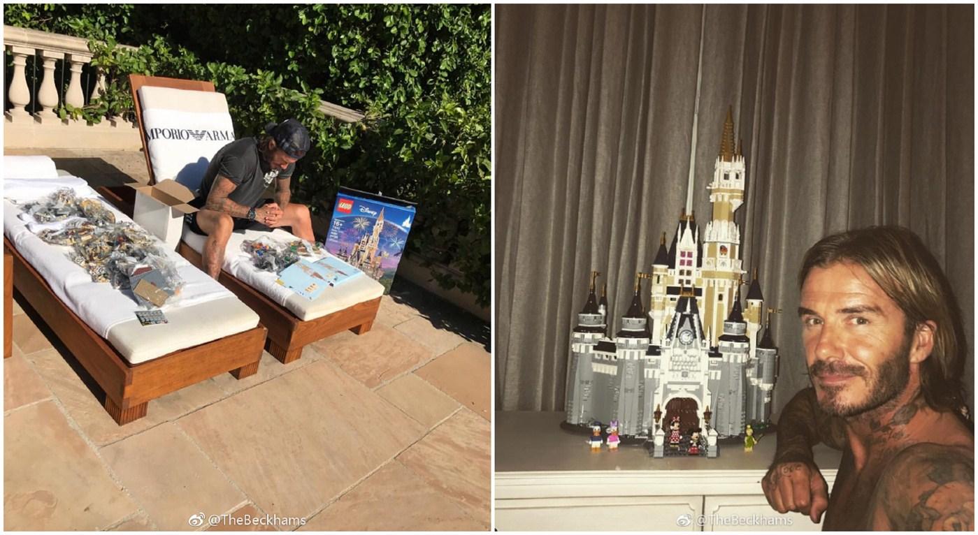 小七贝克汉姆女儿奴,贝克汉姆化身女儿奴小七贝嫂儿子