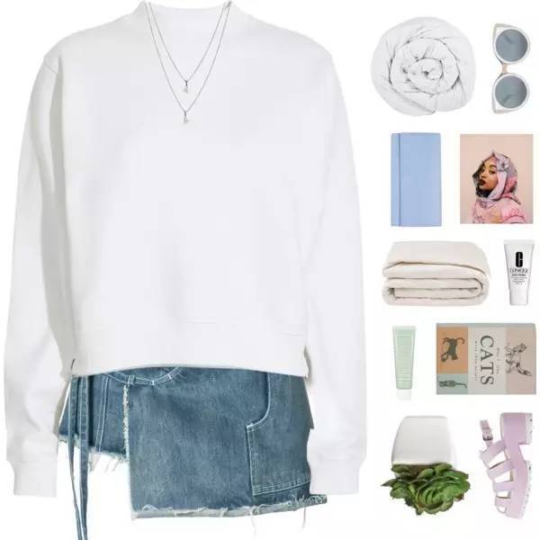 20岁小个子女生衣服全套搭配,100元小个子女生穿搭