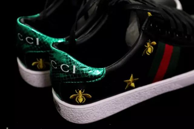 古琦印花小白鞋,古琦小白鞋同款