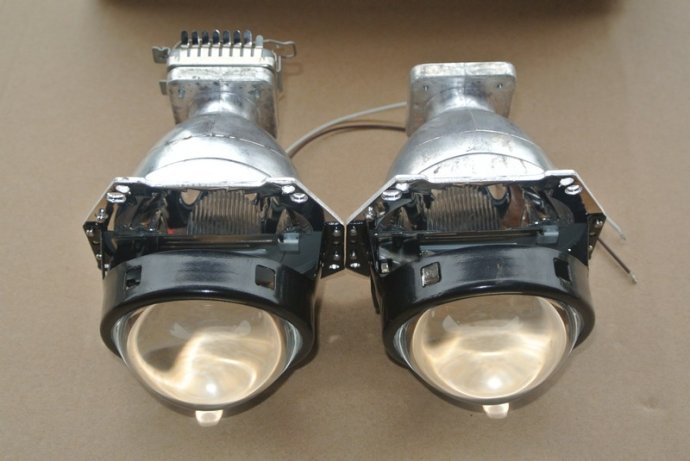 北极星车灯改造,北极星改灯图片