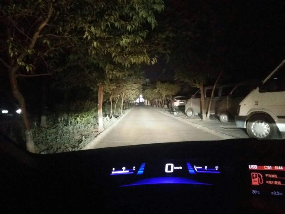 北极星车灯改造,北极星改灯图片