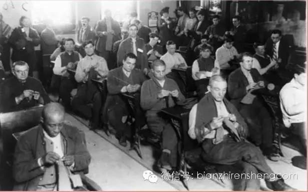 战争中的编织?英美国家的男人为什么编织?