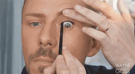 下眼睑眼妆教程新手裸妆,下眼睑线怎么化妆好看