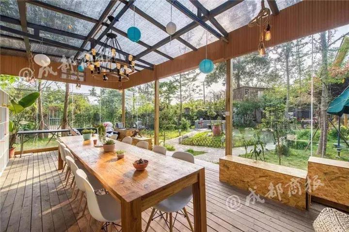 成都周末可以自助烧烤做饭的民宿,成都附近周末适合小众聚会的民宿