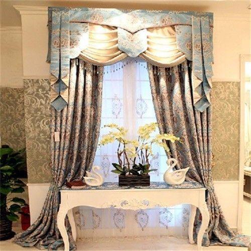 美式风格窗帘配色效果图,美式风格装修窗帘选择哪种