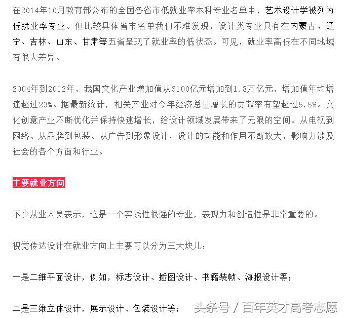视觉传达设计最近热点,中国当今最冷门专业