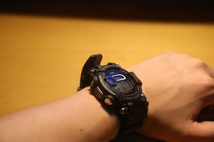 g-shock蛙人7代限量彩虹调时间,gshock蛙人评测