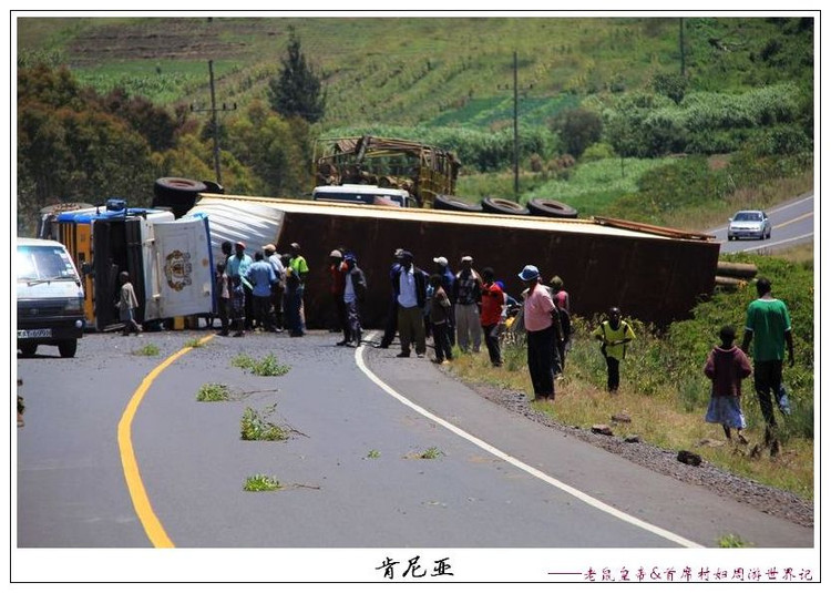 车上拍的路边风景，最真实的反映了一个国家人民的生存现状