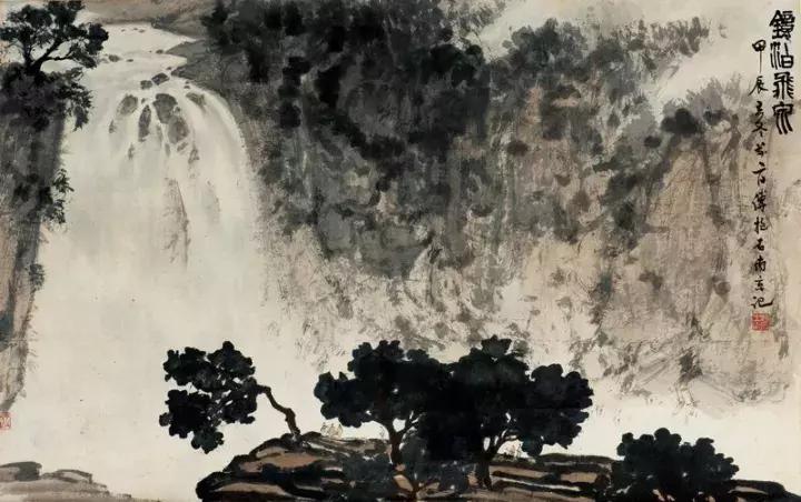 张大千获当代第一画家的金牌奖,张大千秋拍作品欣赏