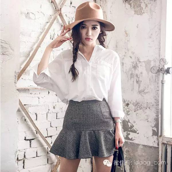 半身裙雪纺衫休闲简约,大码正装雪纺衫加半身裙套装