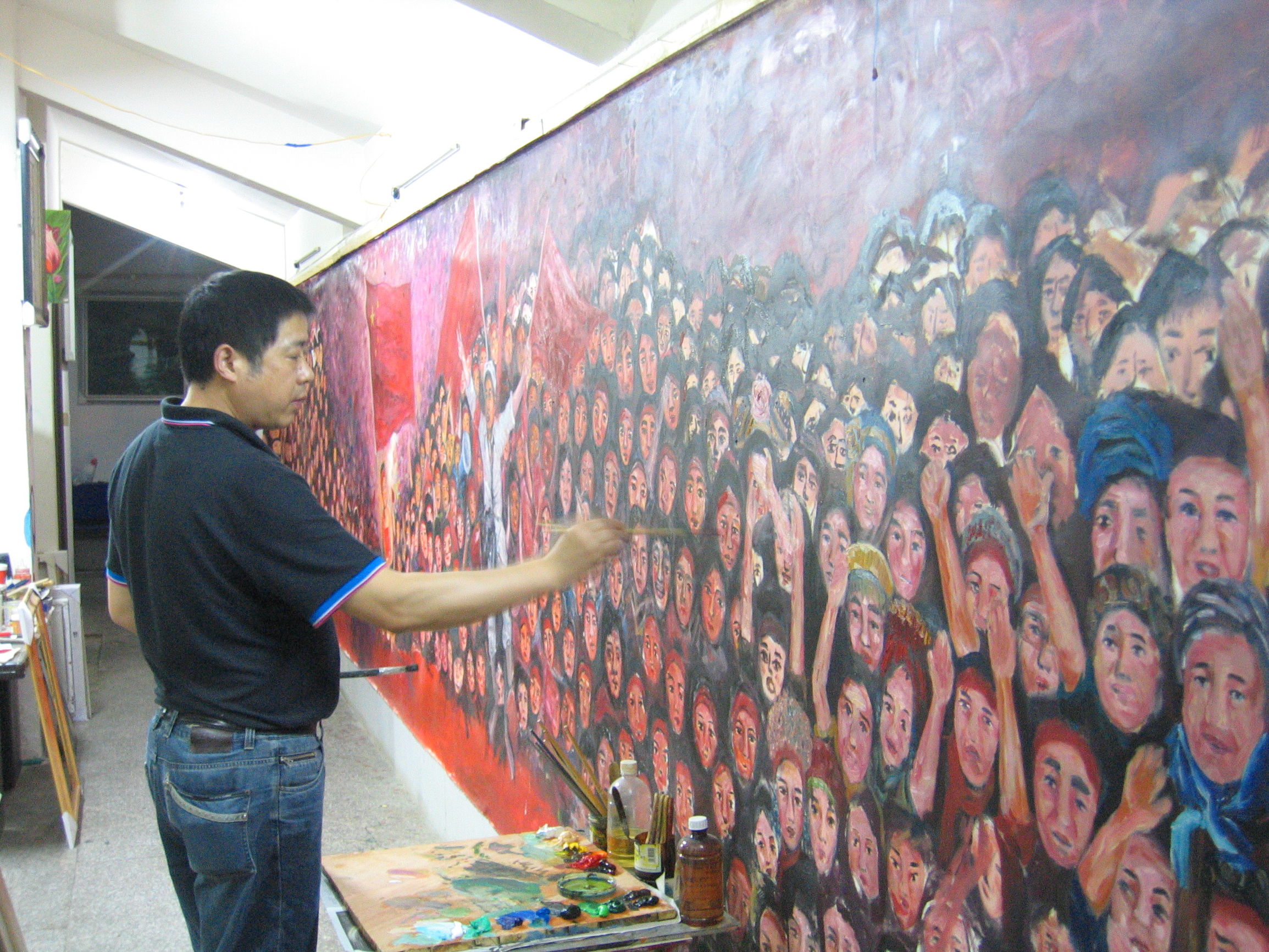 江南画家王一的足球人生