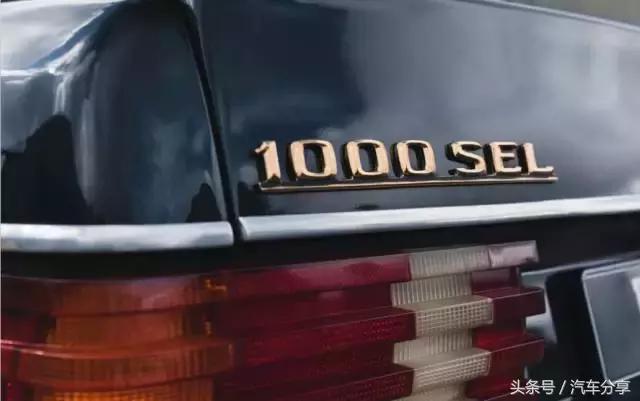 传说中奔驰S级最Top车型｜奔驰W1261000SEL