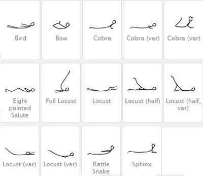 瑜伽动作教学贴画,瑜伽老师教你一个小技巧