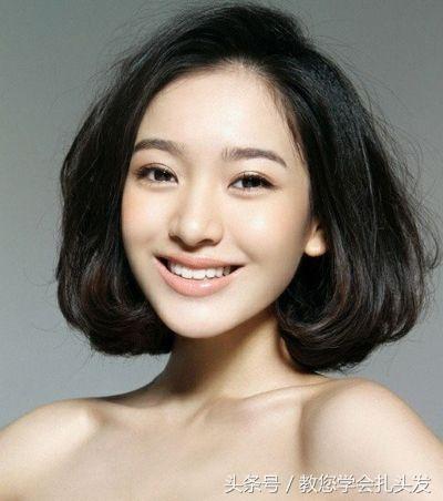 齐刘海发型怎么扎丸子头,扎丸子头适合的刘海发型