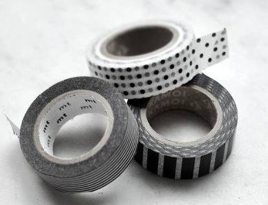 纸胶带也能做出创意画,创意手工胶带画