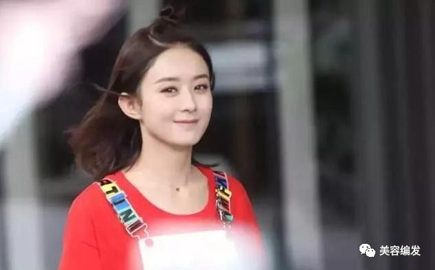 圆脸短发发型编发戴帽子发量多,披肩发编发中短发圆脸温柔