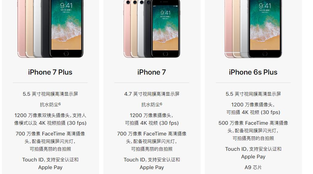 国行iphone6splus32g,iphone6s128g现在的官方价格
