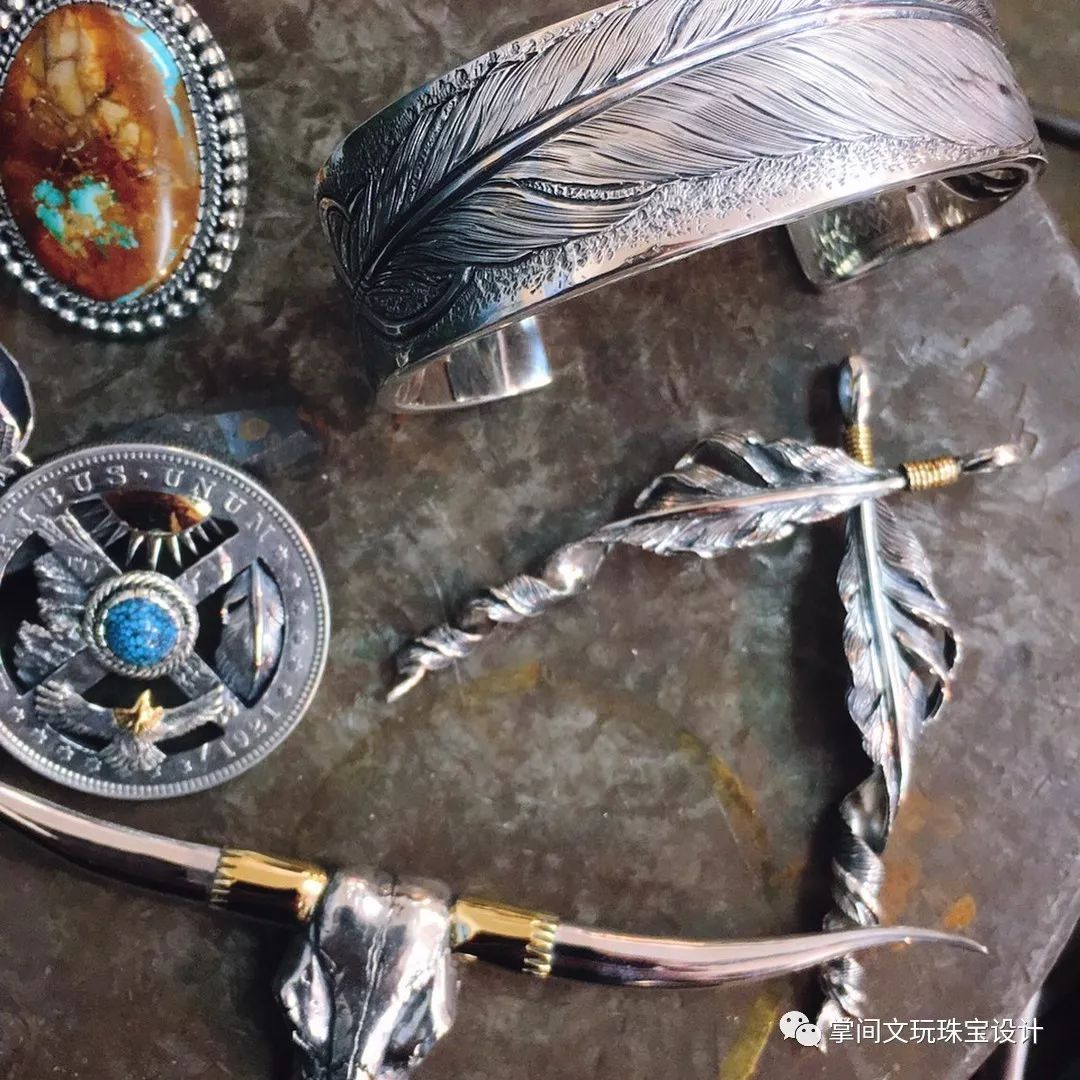 清末民国银花钱錾刻工艺,手工錾刻银手牌