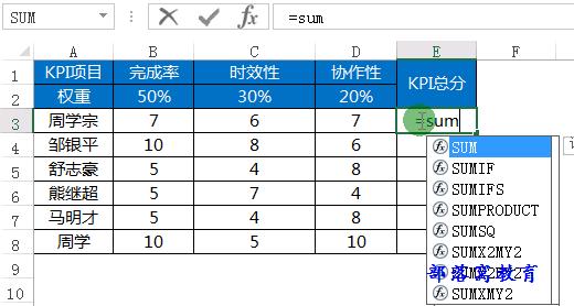 如何用excel做kpi计算公式,excel绩效考核自动对应系数怎么做