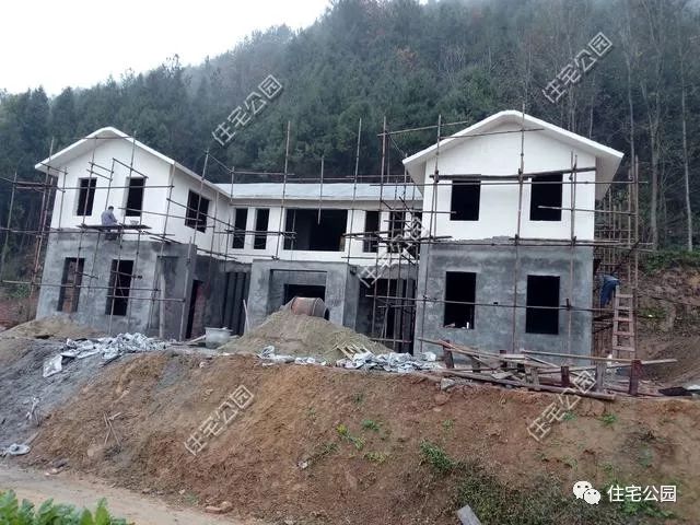 中国真实农村现代别墅,成都农村中式别墅建造