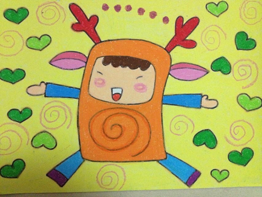 适合幼儿园小朋友画的趣味美术,儿童画创意画8-10岁马克笔画教学