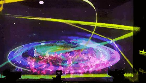 无led屏大气舞台效果,led酷炫光线舞台