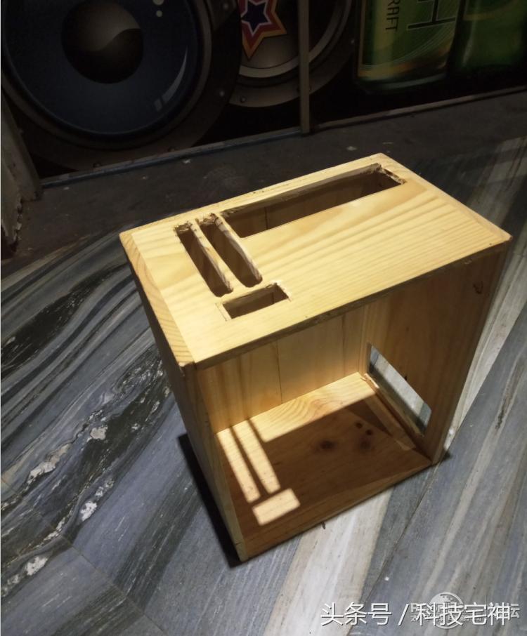 废旧机箱创意制作,木质小机箱制作