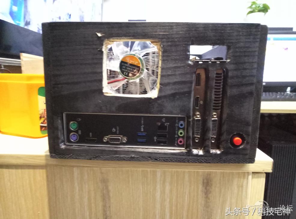 废旧机箱创意制作,木质小机箱制作
