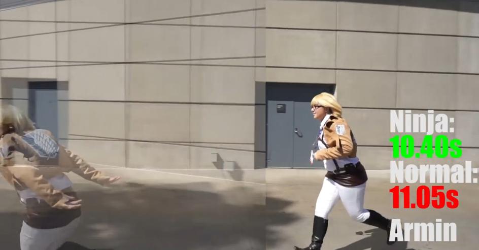 火影忍者跑步,火影忍者跑步姿势