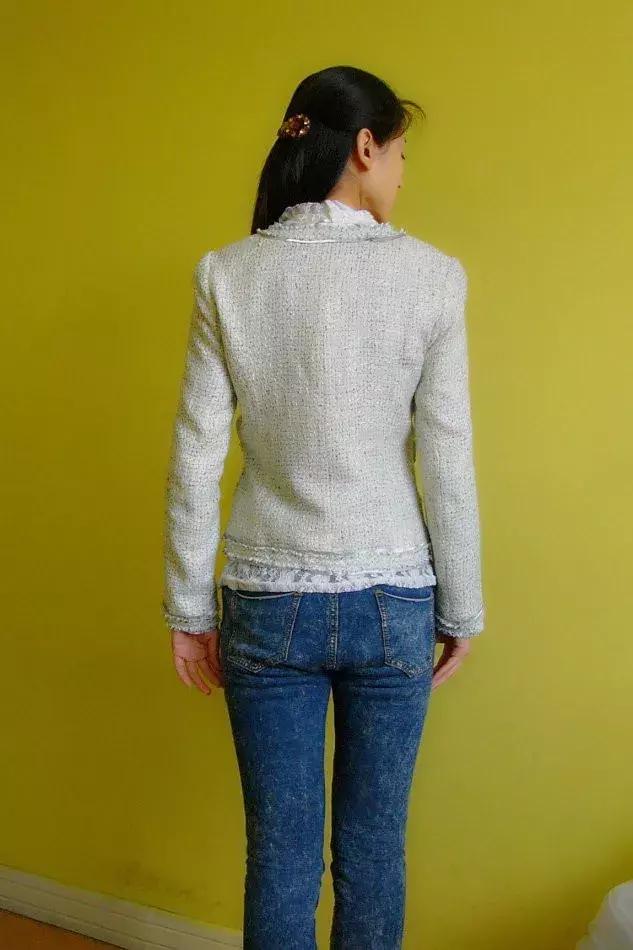 春季小外套裁剪图,最简单的三片春秋外套裁剪