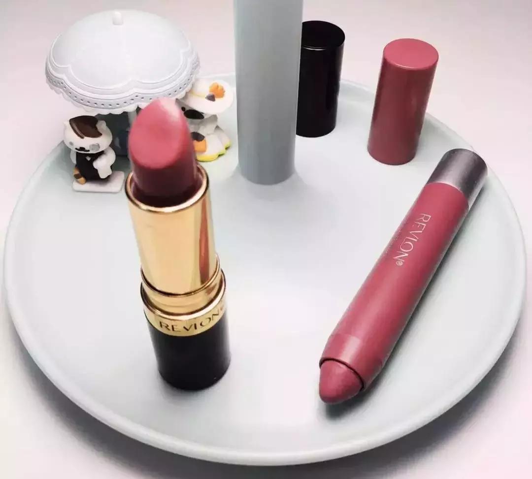 露华浓口红225和325试用,露华浓225素颜黄皮