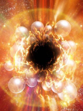 爱因斯坦觉得宇宙是确定的吗,爱因斯坦认为不存在黑洞