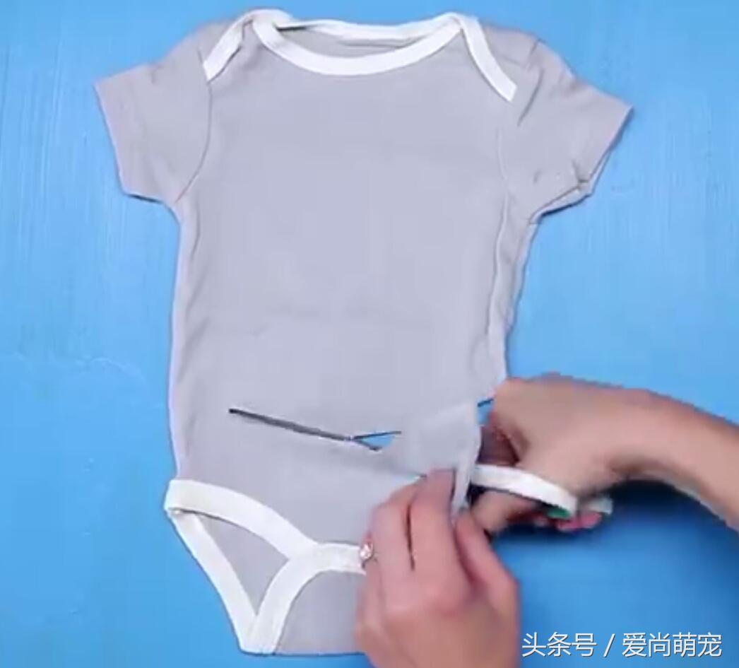 怎么给狗狗自制保暖衣,diy金毛狗狗衣服