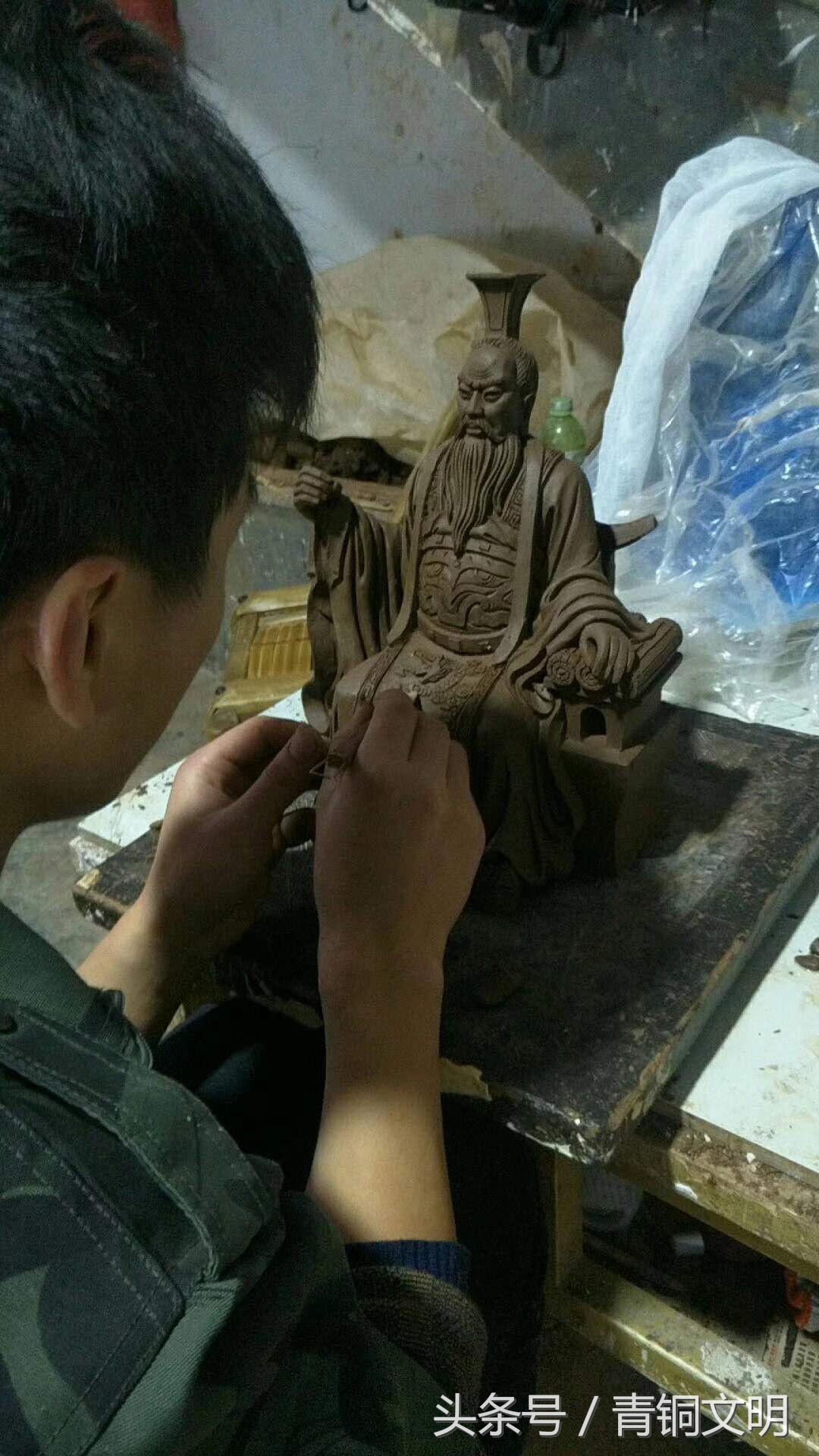 青铜器制作过程展板,青铜器工艺制作流程图文